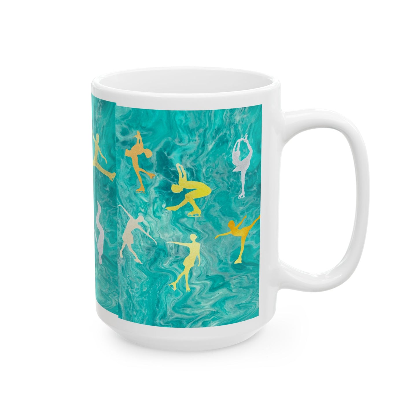 Figure skating Ceramic Mug, (11oz, 15oz)