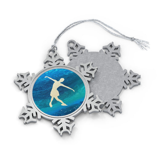 Pewter Snowflake Ornament