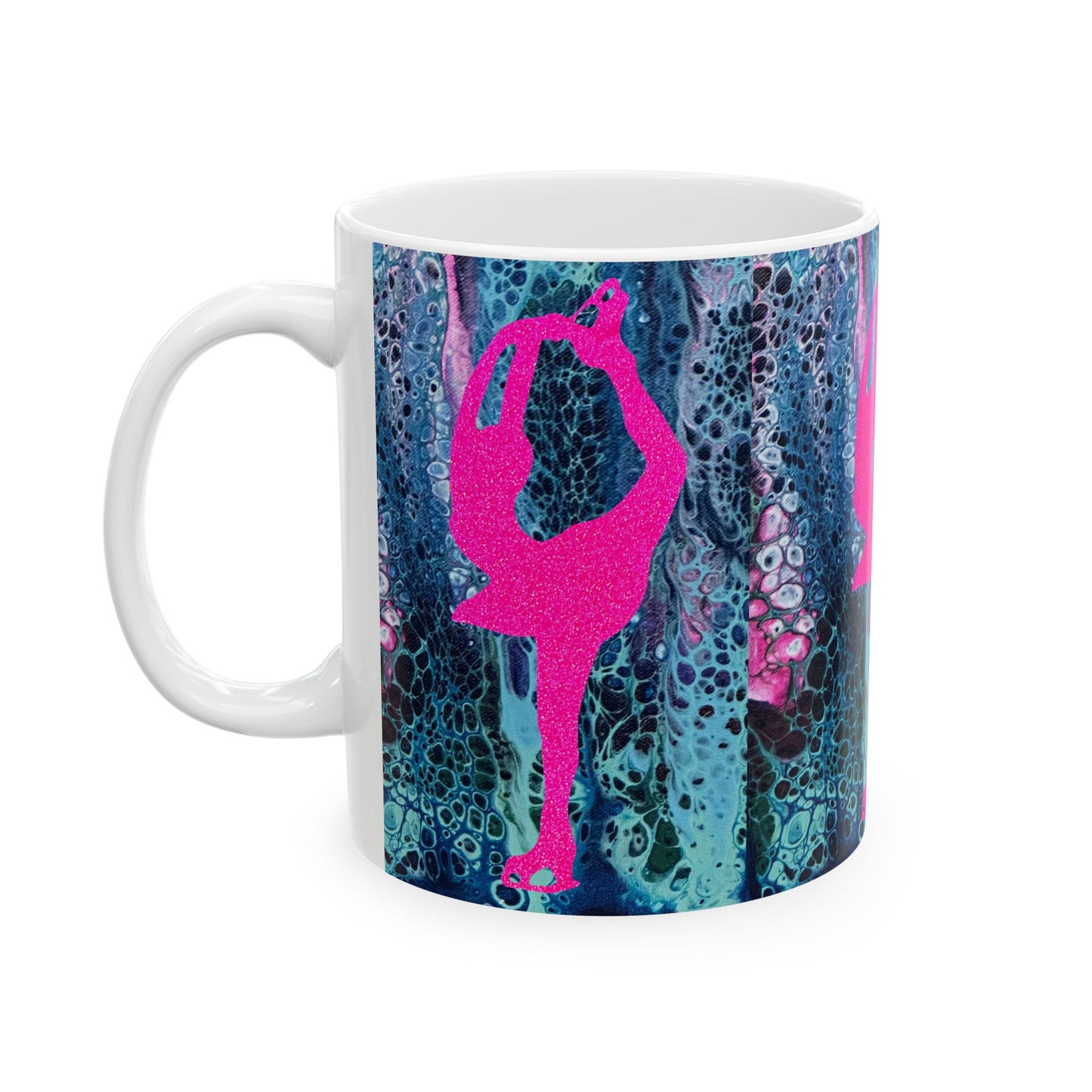 Figure Skating Ceramic Mug, (11oz, 15oz)