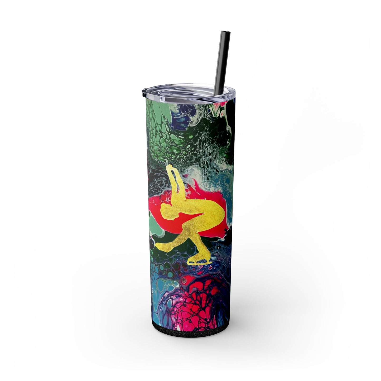 Figure Skating Tumbler, 20oz with straw
