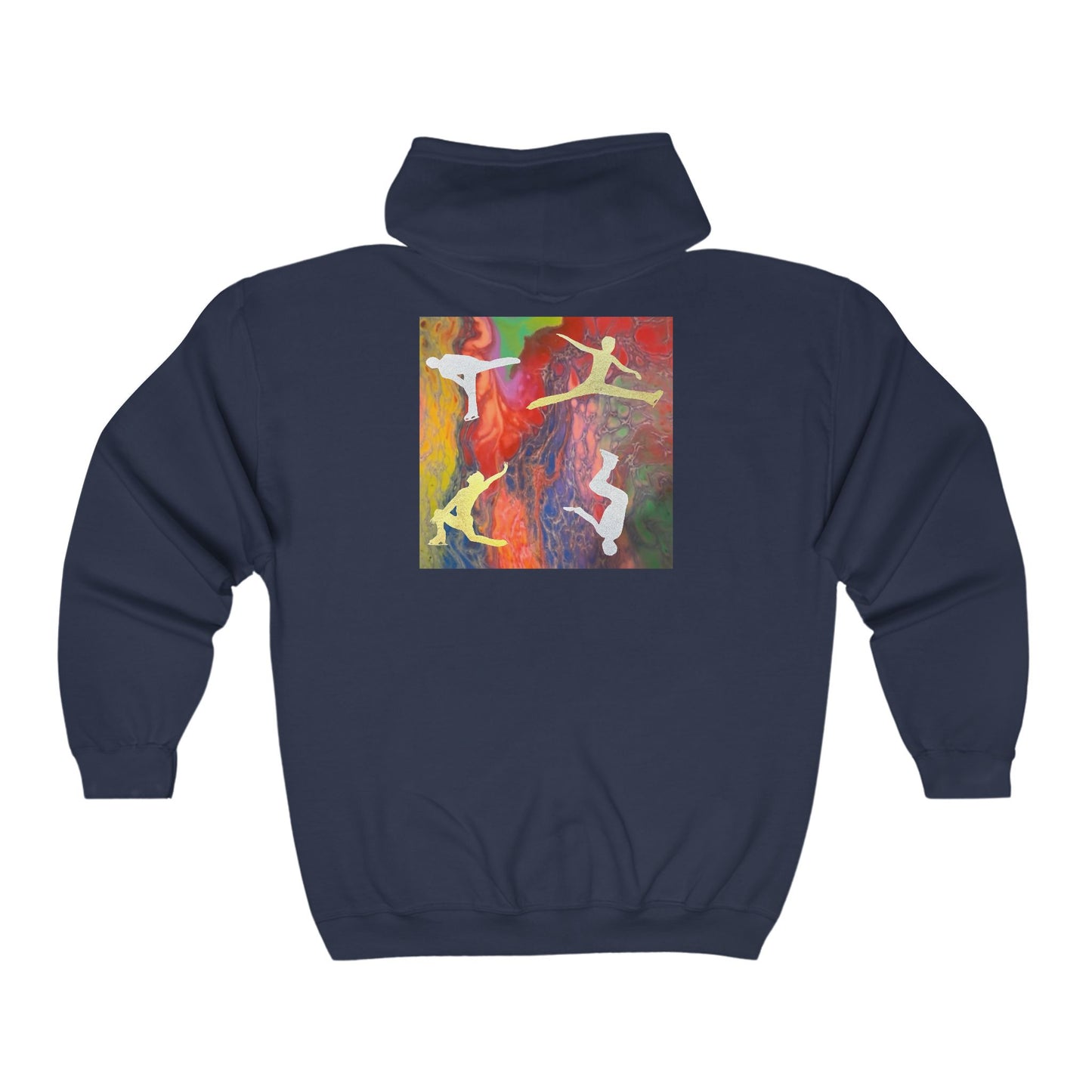 Figure skating Hoodie zip up sweatshirt