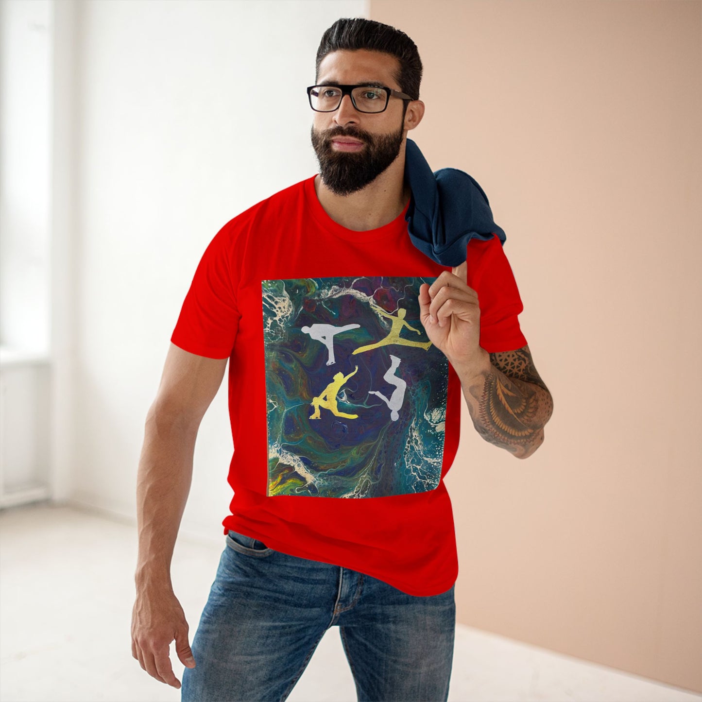 Men's figure skating T-shirt