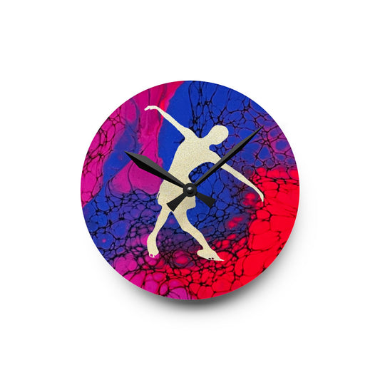 Figure Skating Wall Clock