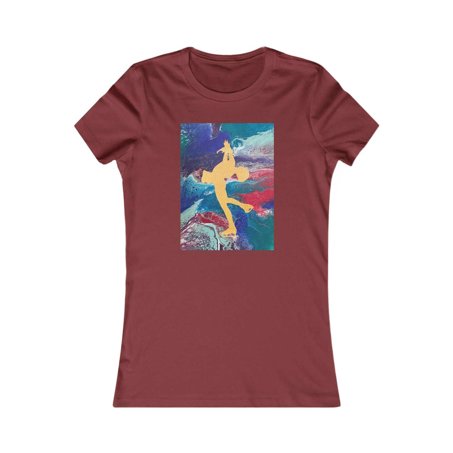 Ladies figure skating T-shirt
