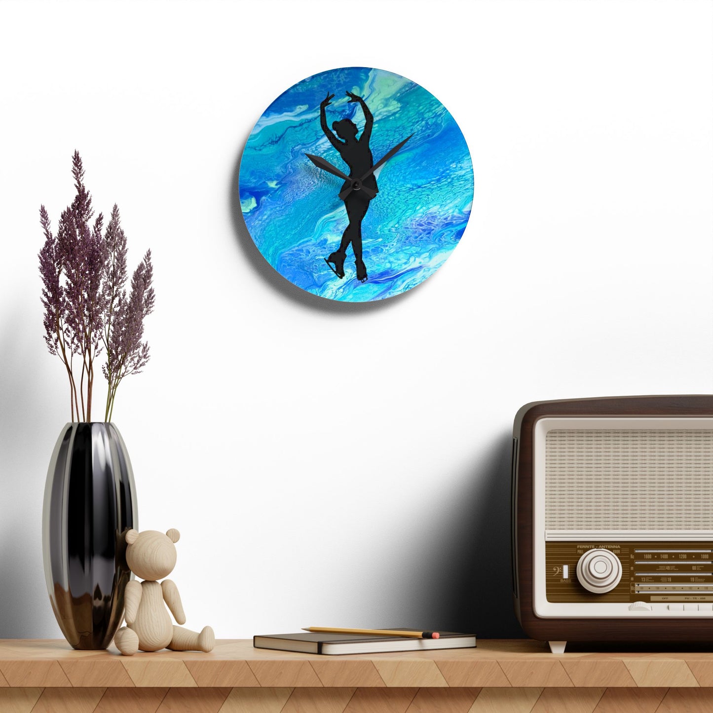 Figure Skating Wall Clock