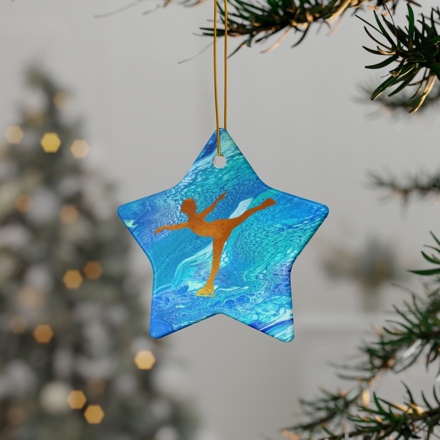 Figure Skating Ceramic Ornaments