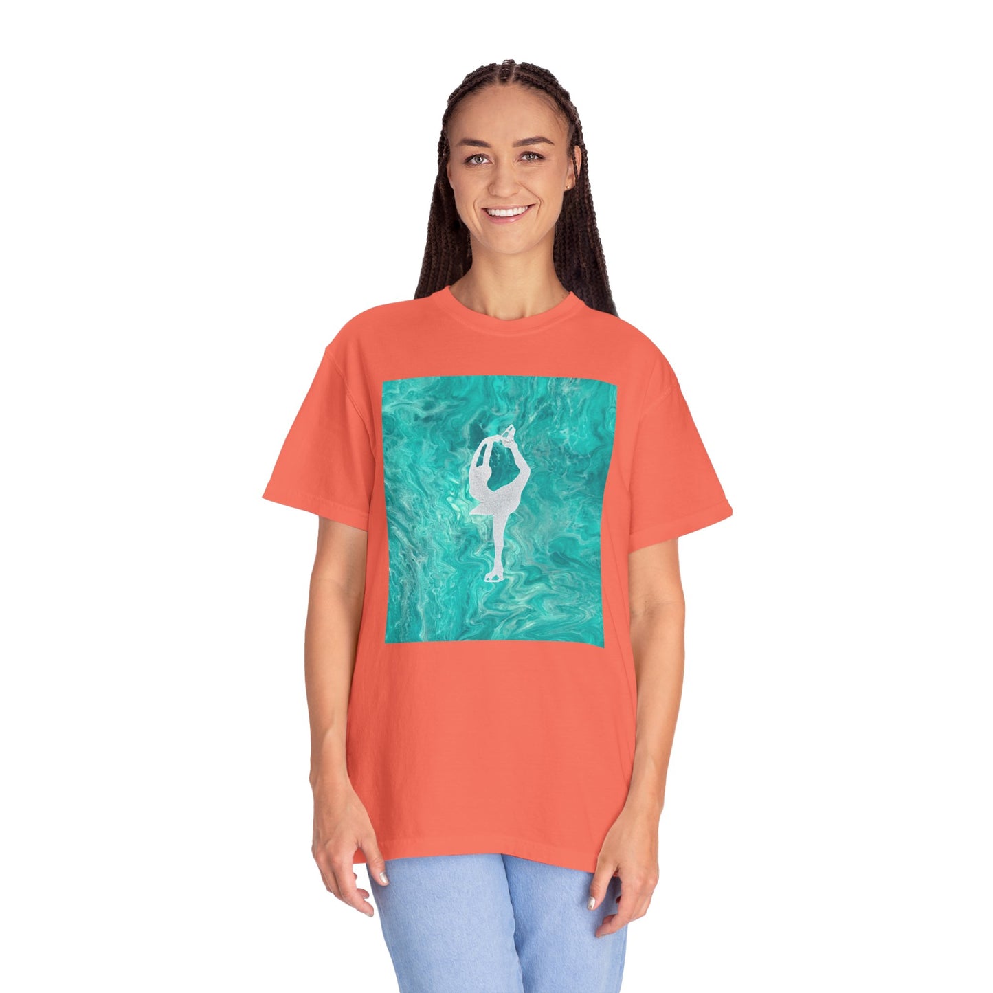 Figure Skating T-shirt—Unisex Garment-Dyed Tee