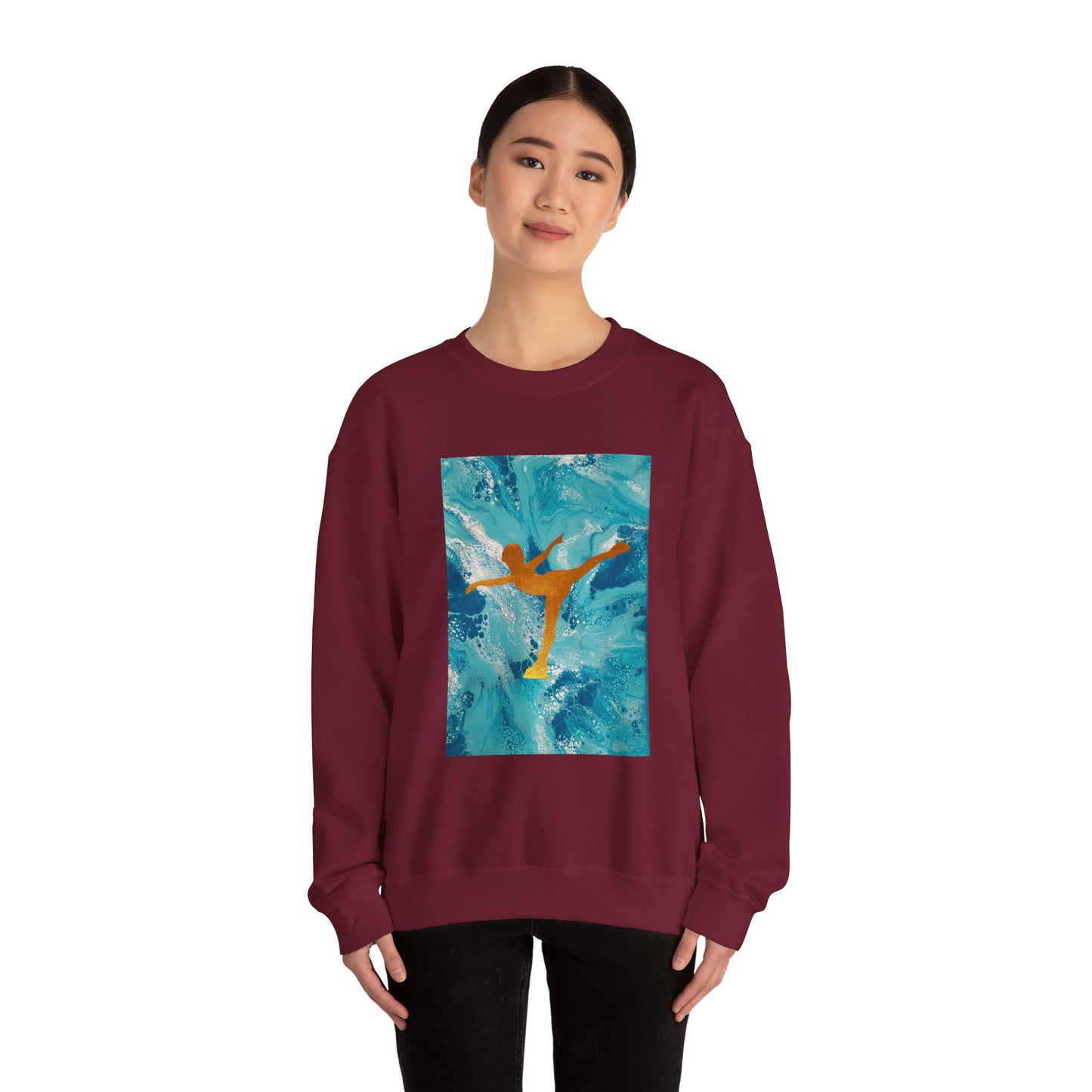 Unisex Figure skating crewneck Sweatshirt