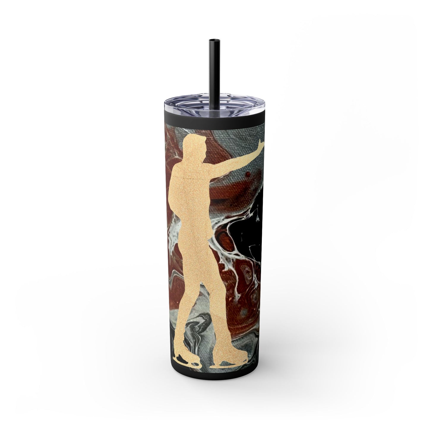 Figure Skating Tumbler, 20oz with straw