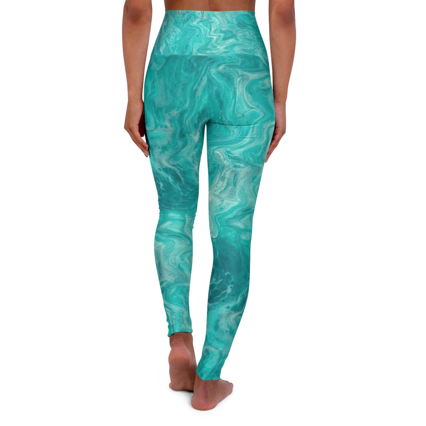 High Waisted Yoga Leggings (AOP)