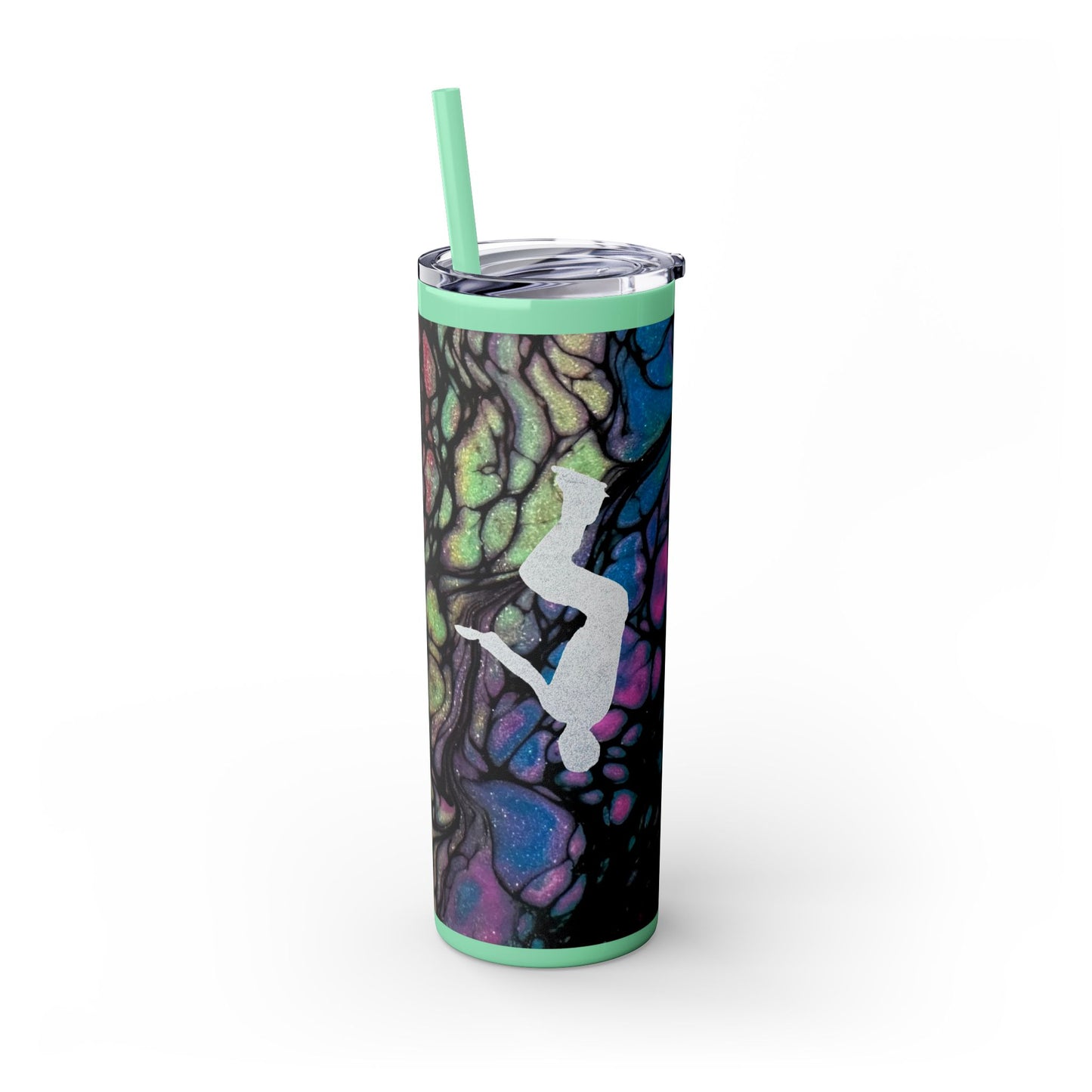 Figure Skating Tumbler,  20oz with straw