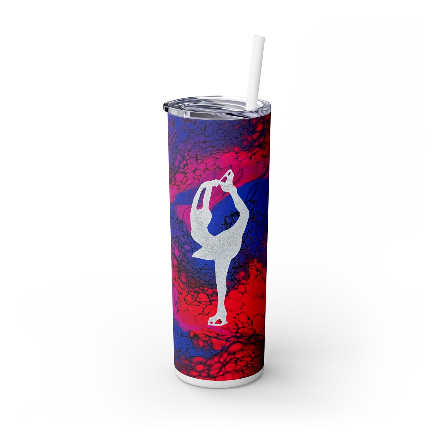 Figure Skating Tumbler, 20oz with straw