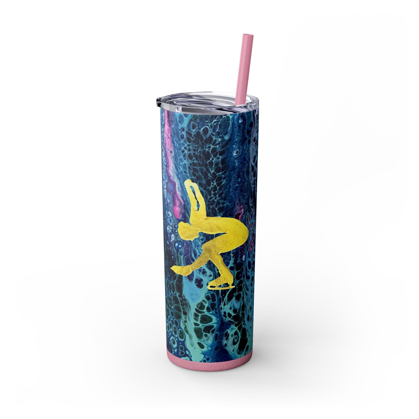 Figure Skating Tumbler, 20oz with straw