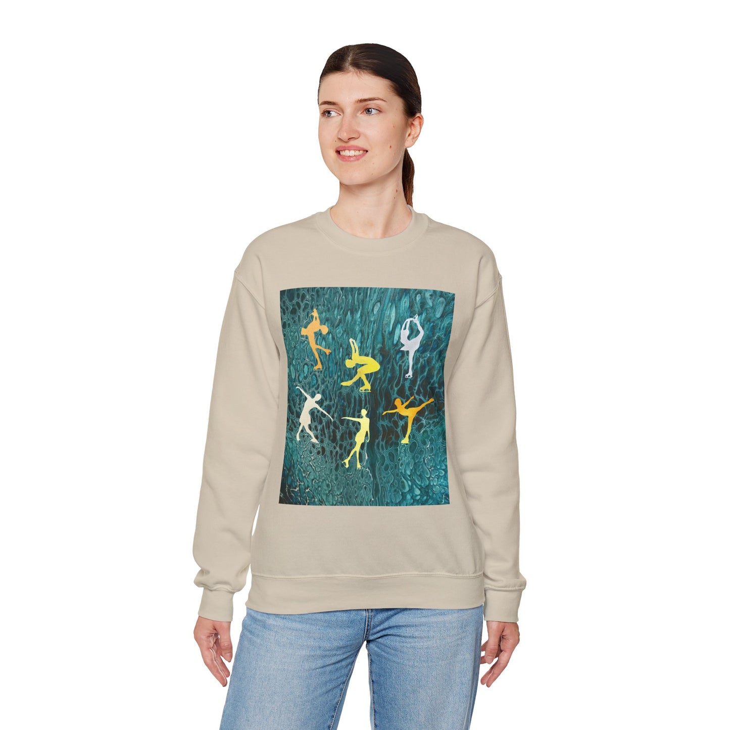 Unisex Figure Skating crewneck Sweatshirt