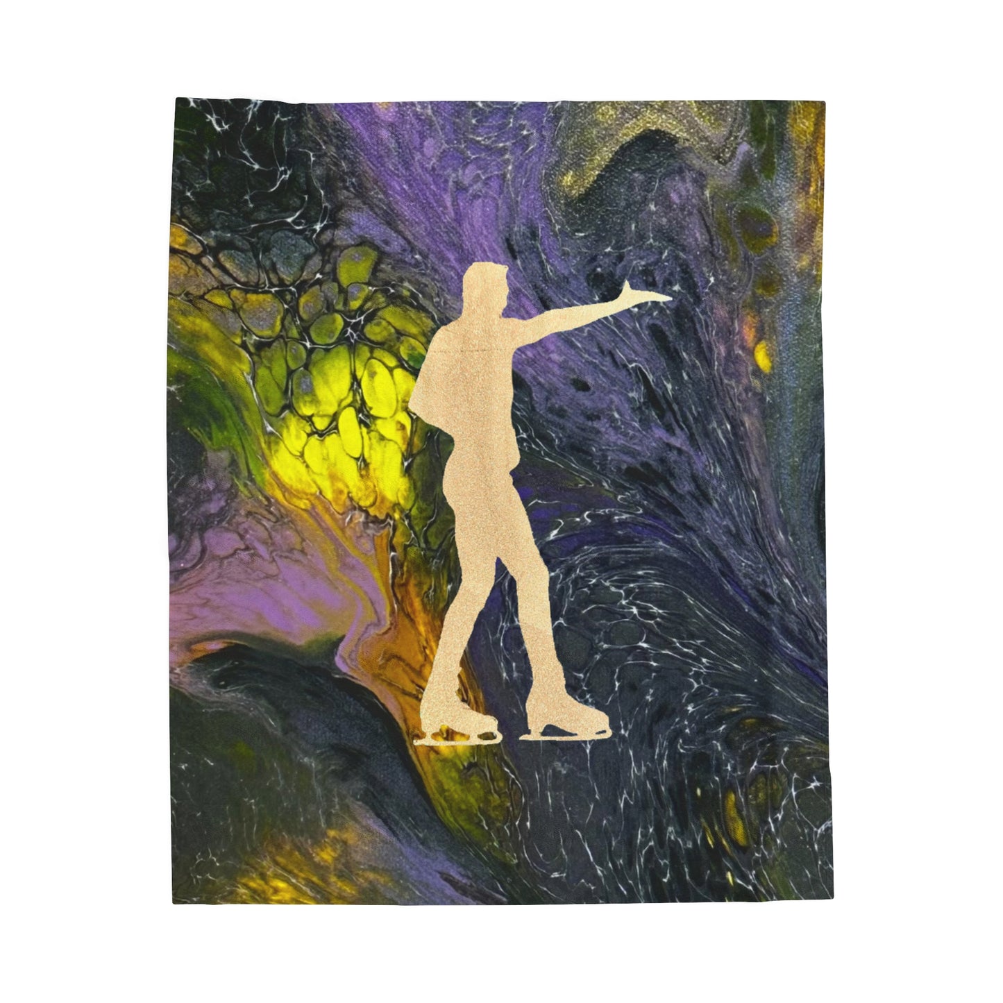 Figure Skating Velveteen Plush Blanket—3 sizes