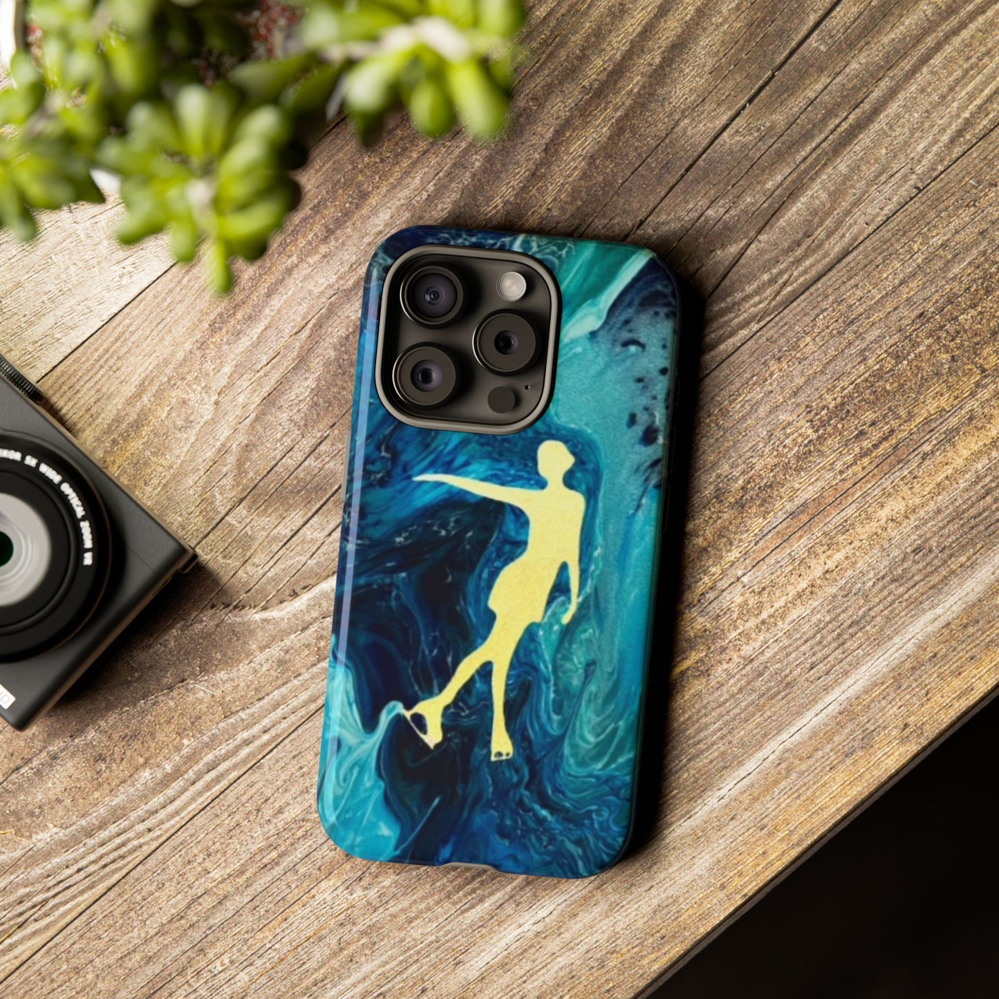 Figure skating phone case