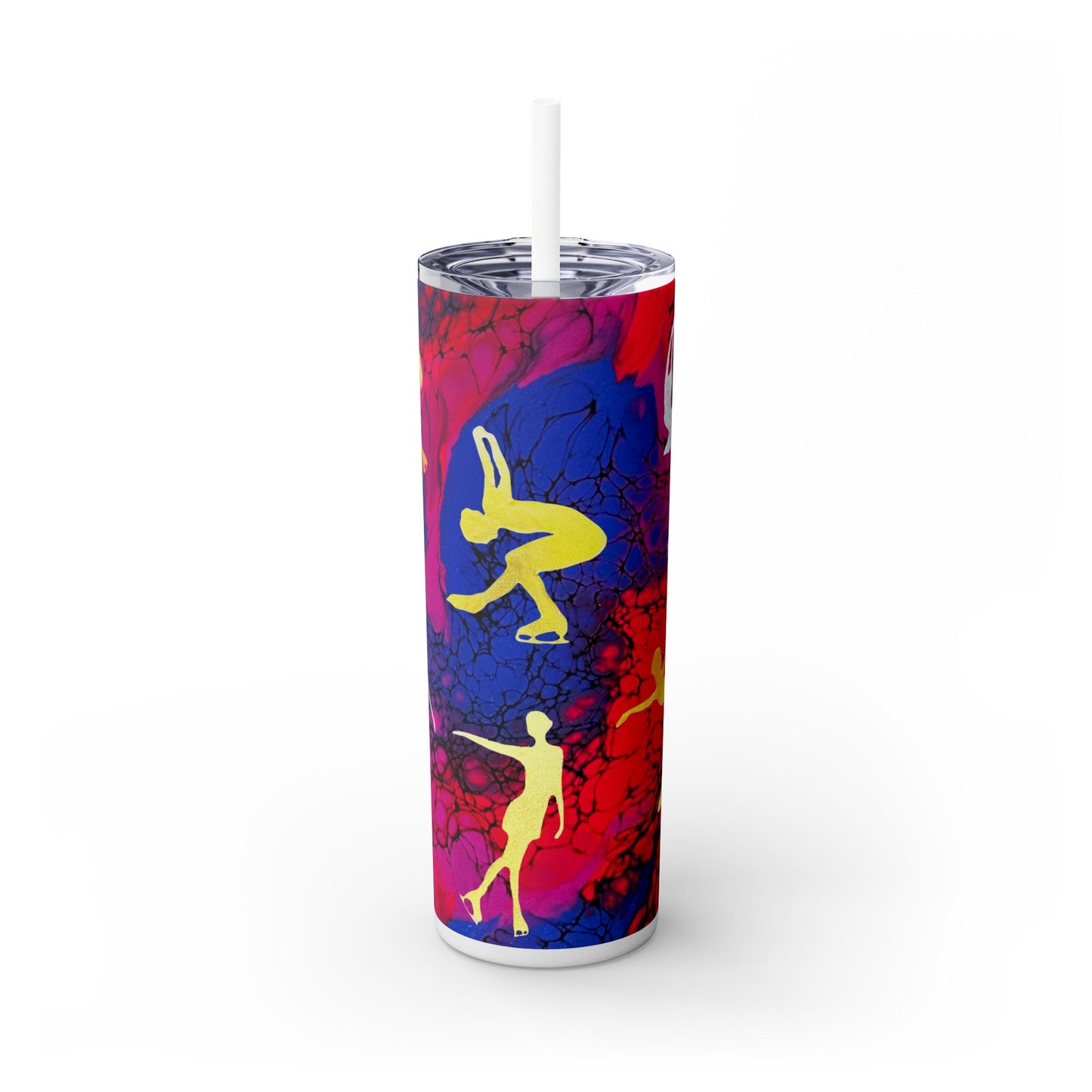 Figure Skating Tumbler, 20oz with straw