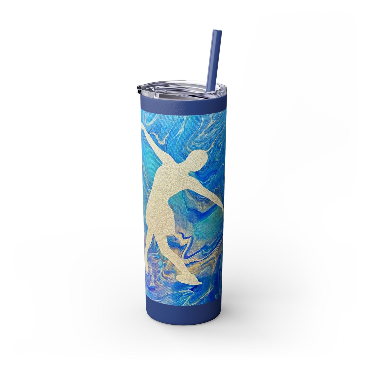 Figure Skating Tumbler, 20oz with straw