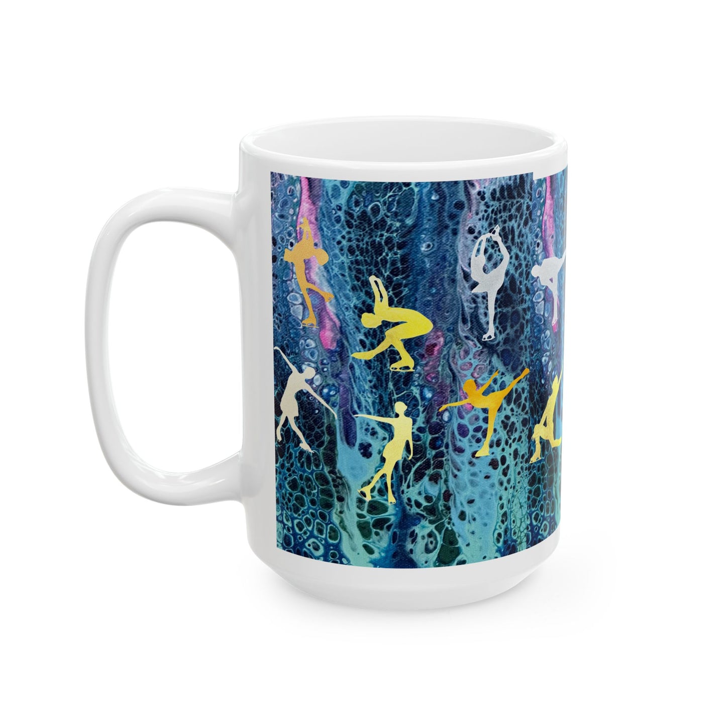 Figure Skating Ceramic Mug, (11oz, 15oz)