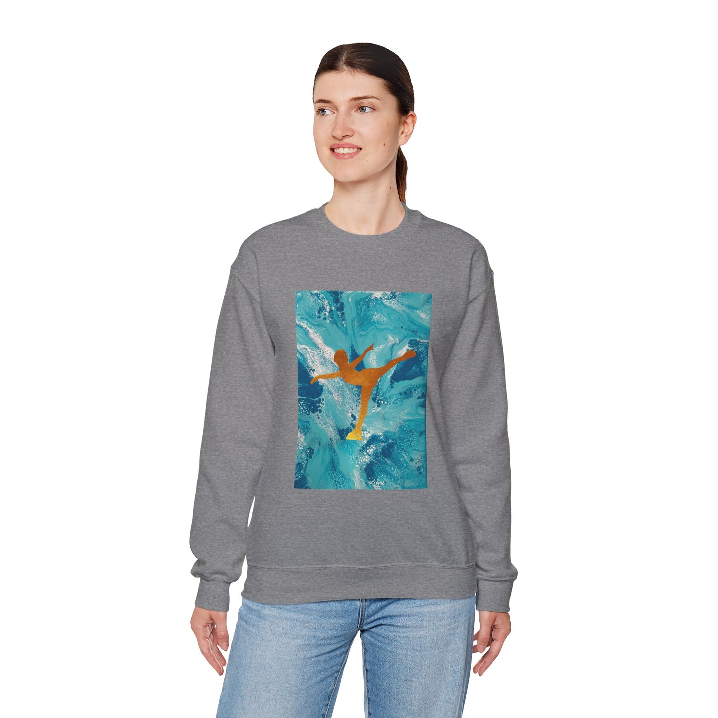 Unisex Figure skating crewneck Sweatshirt