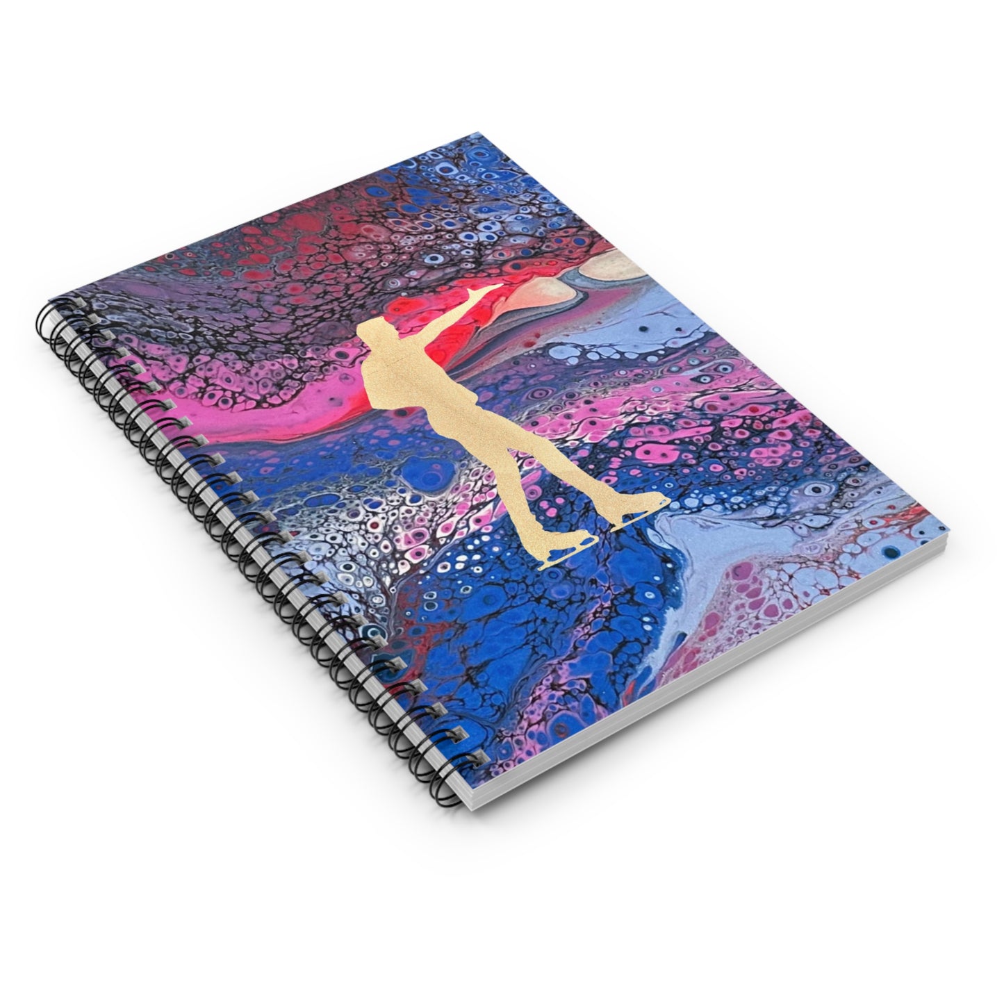 Figure skating Notebook - Ruled Line