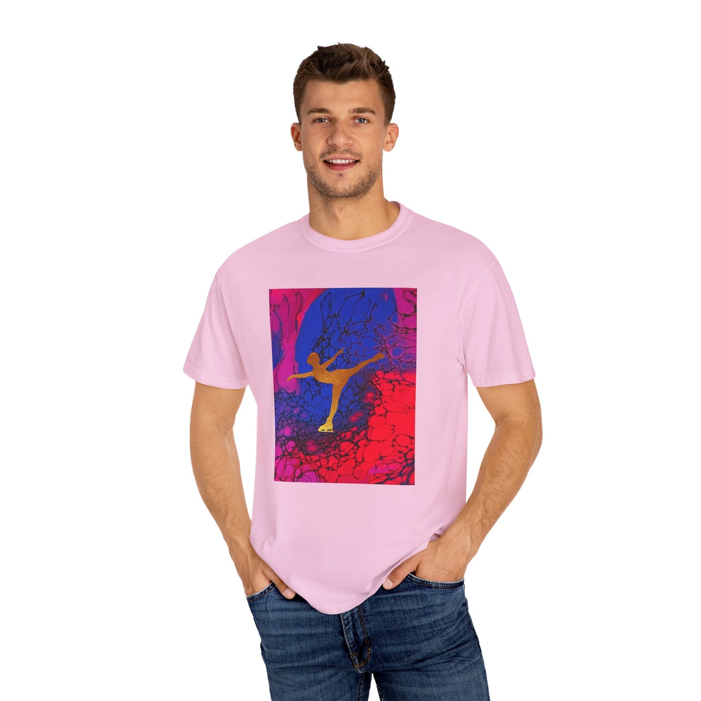 Figure Skating T-shirt—Unisex Garment-Dyed Tee