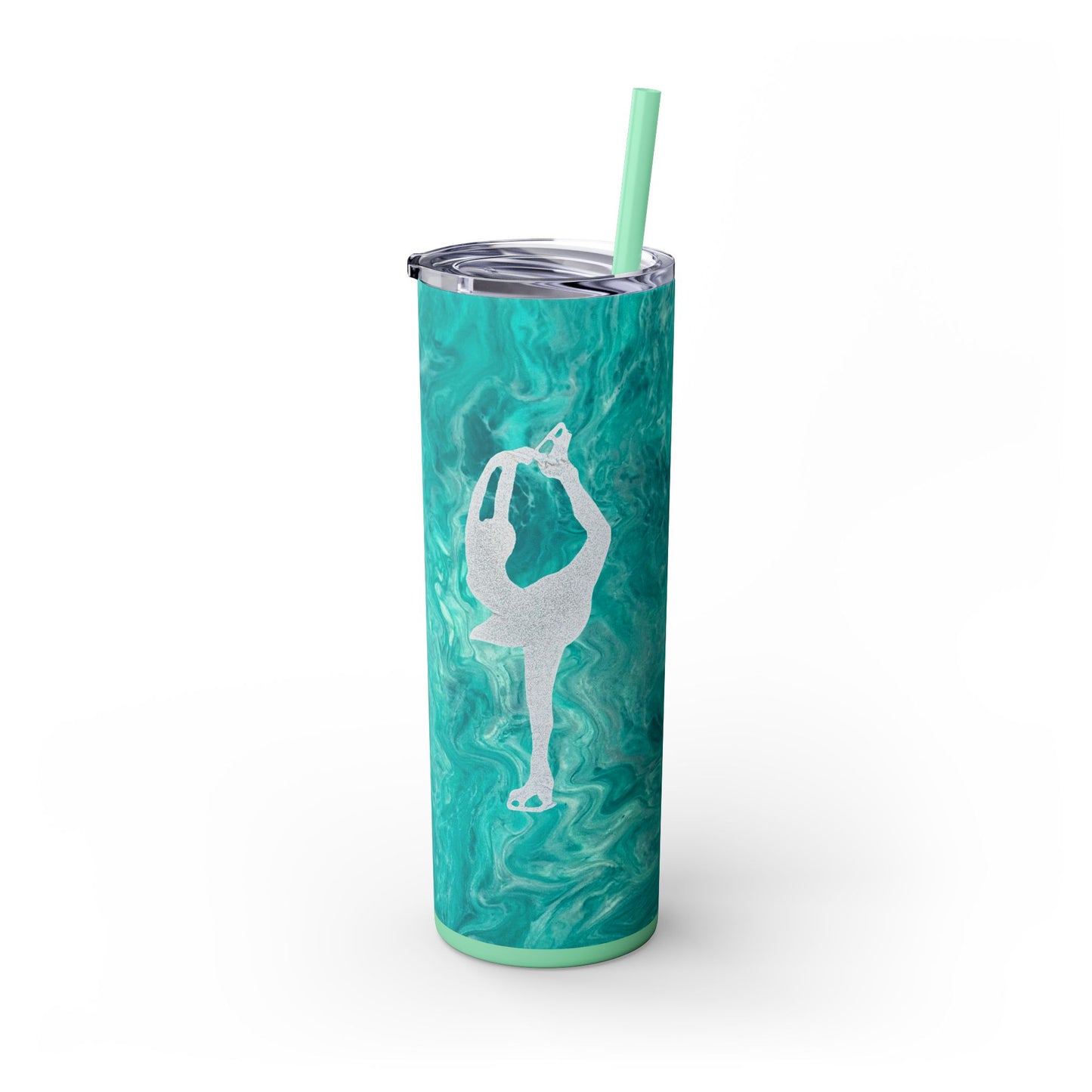Figure Skating Tumbler, 20oz with straw