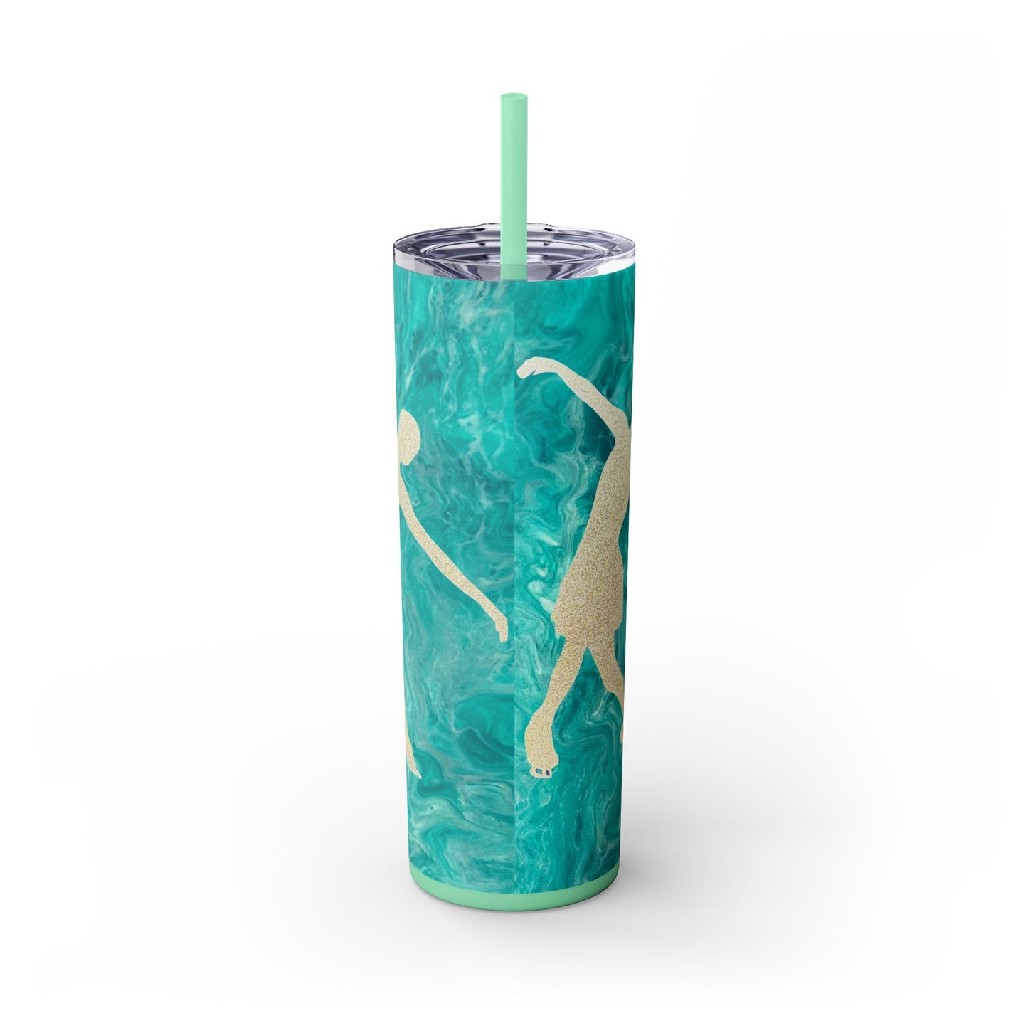 Figure Skating Tumbler, 20oz with straw