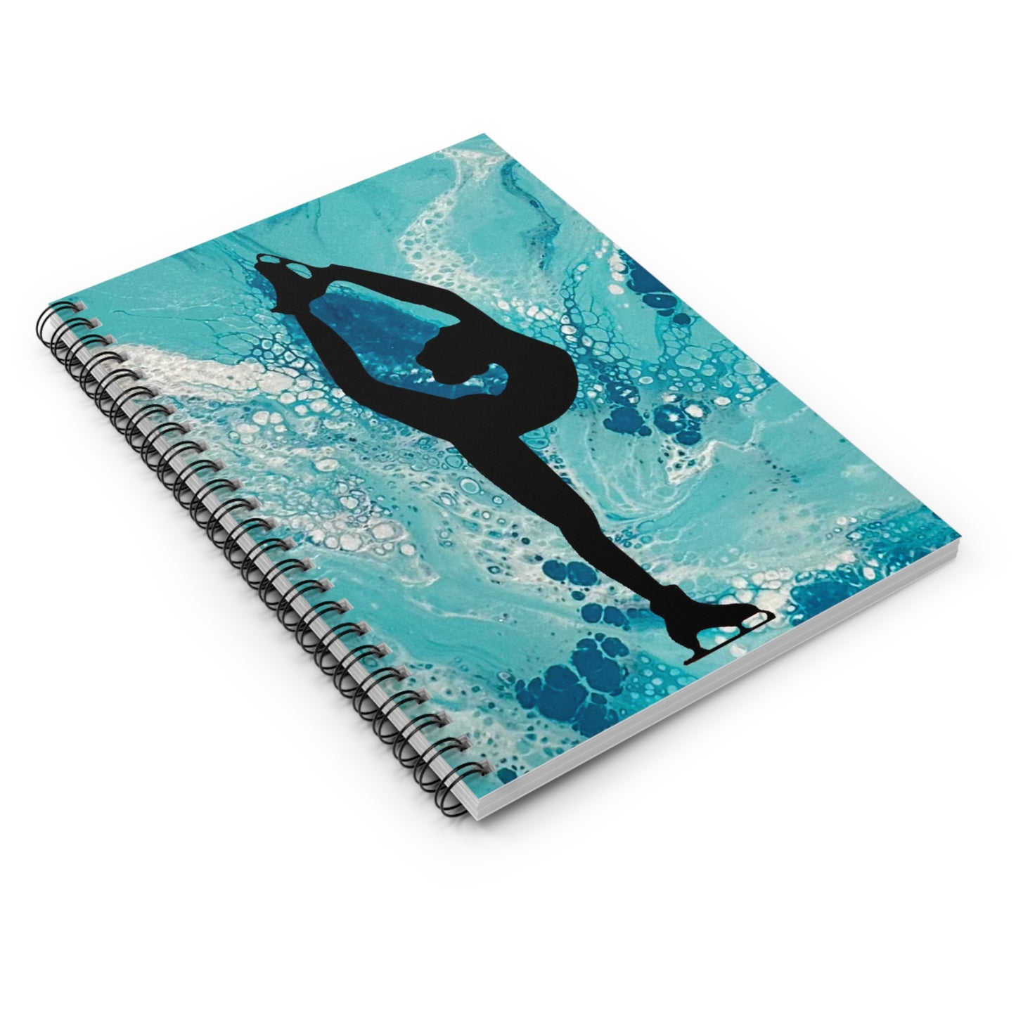 Figure skating Notebook - Ruled Line