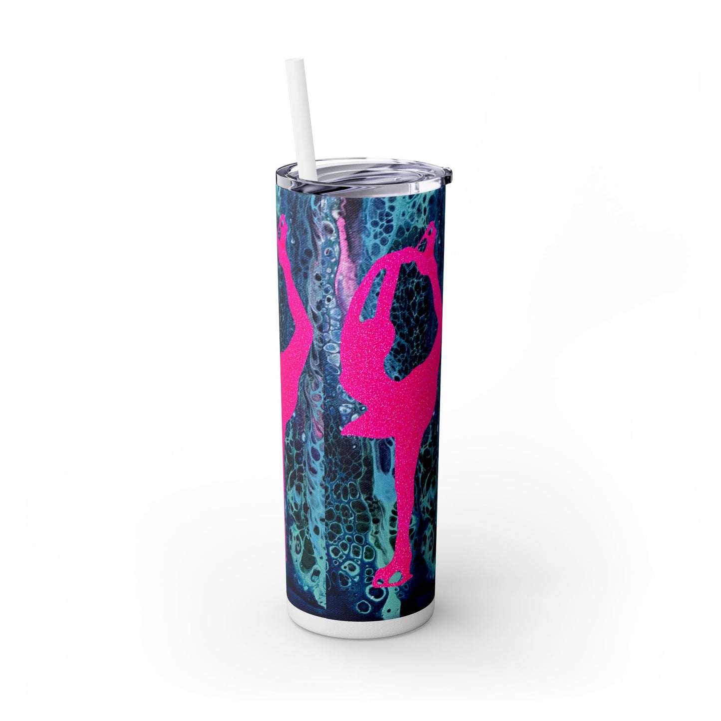 Figure Skating Tumbler, 20oz with straw