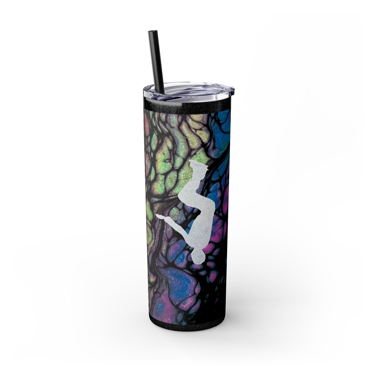 Figure Skating Tumbler,  20oz with straw