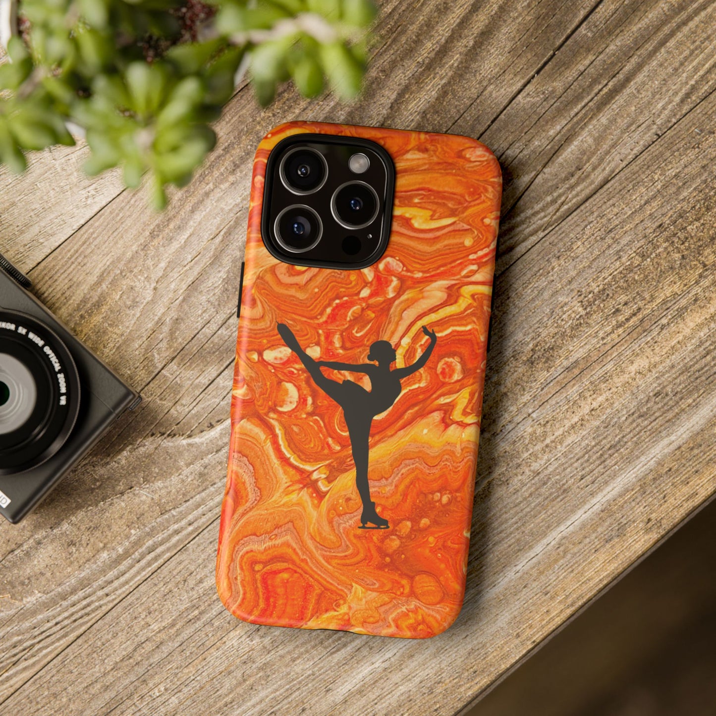 Figure skating phone case