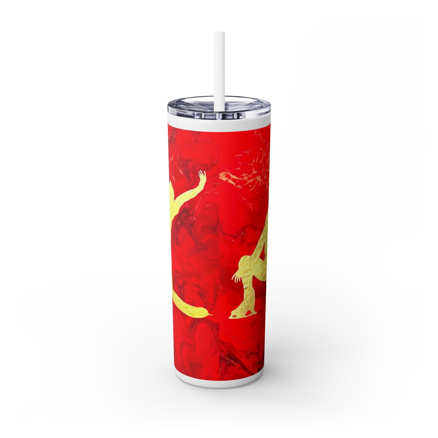 Figure Skating Tumbler, 20oz with straw