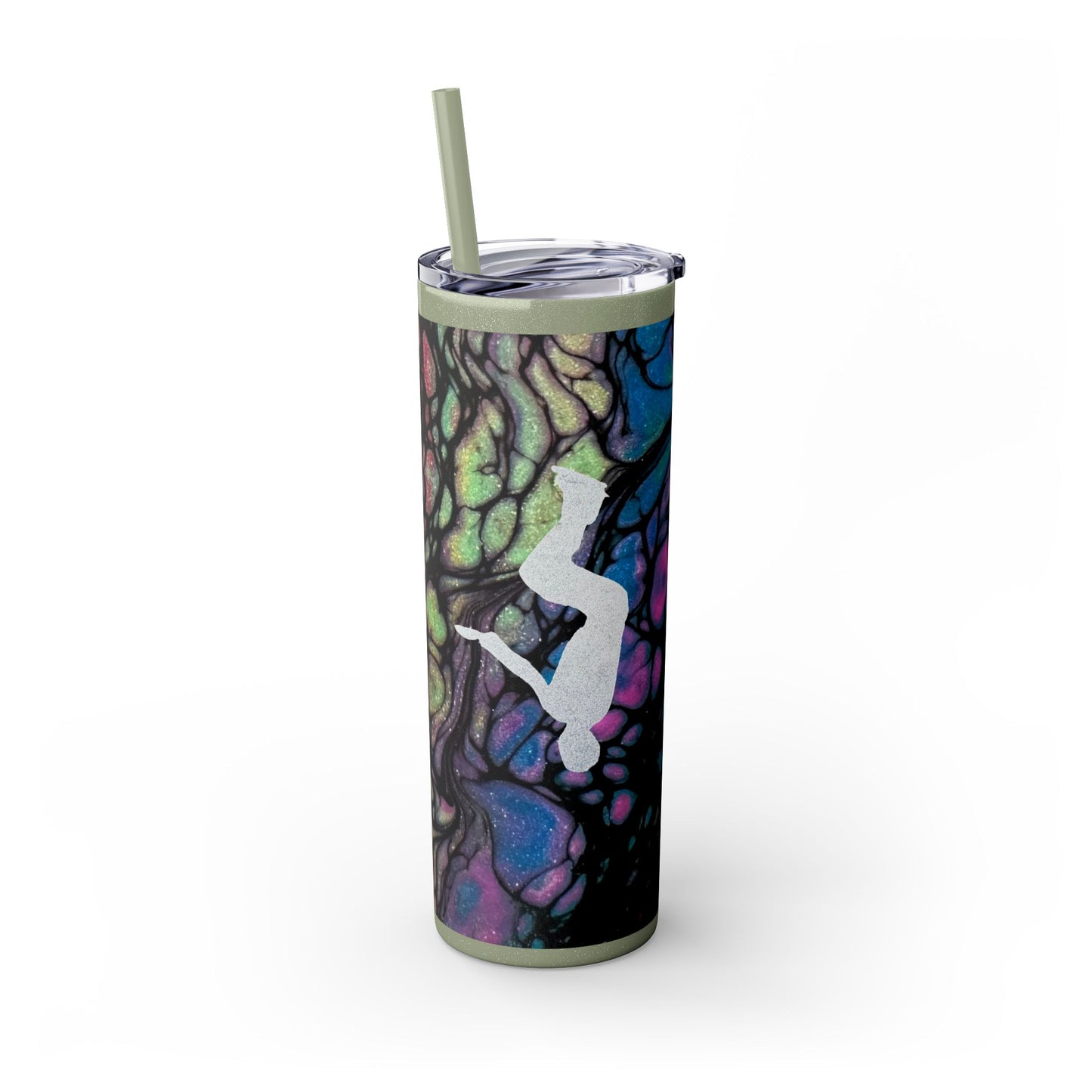 Figure Skating Tumbler,  20oz with straw