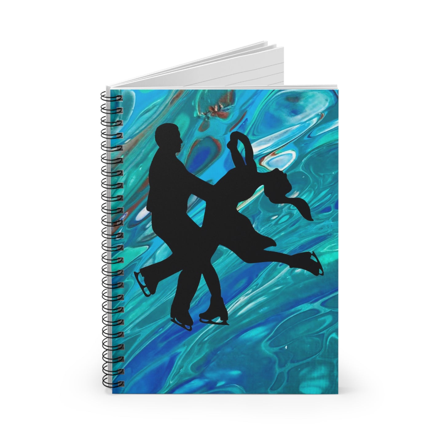 Figure skating Notebook - Ruled Line