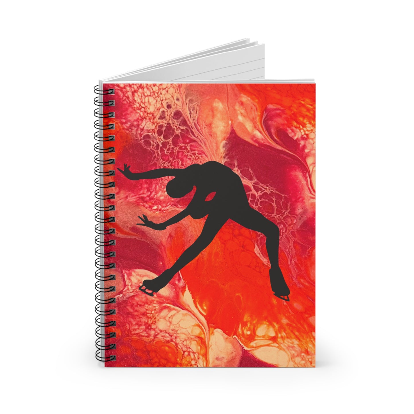 Figure skating Notebook - Ruled Line