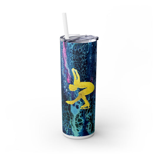 Figure Skating Tumbler, 20oz with straw