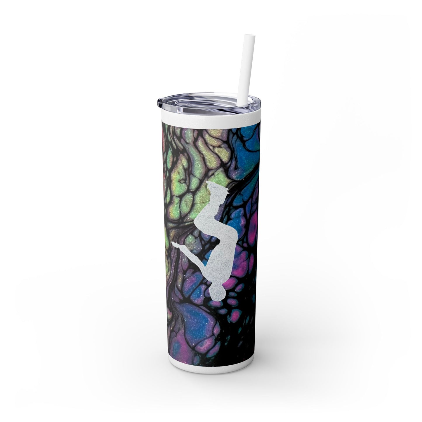Figure Skating Tumbler,  20oz with straw