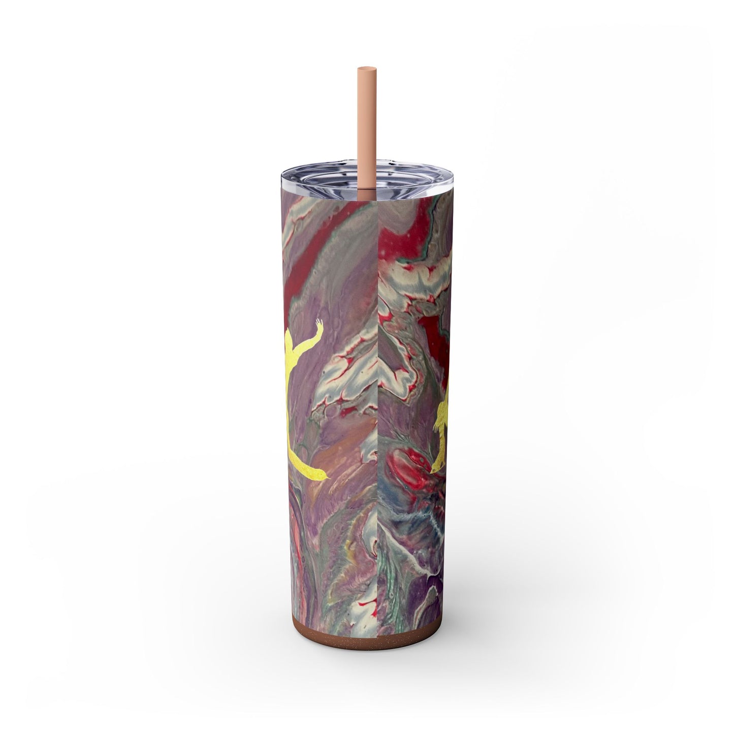 Figure Skating Tumbler, 20oz with straw