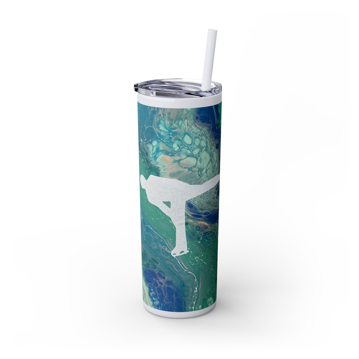 Figure Skating Tumbler, 20oz with Straw