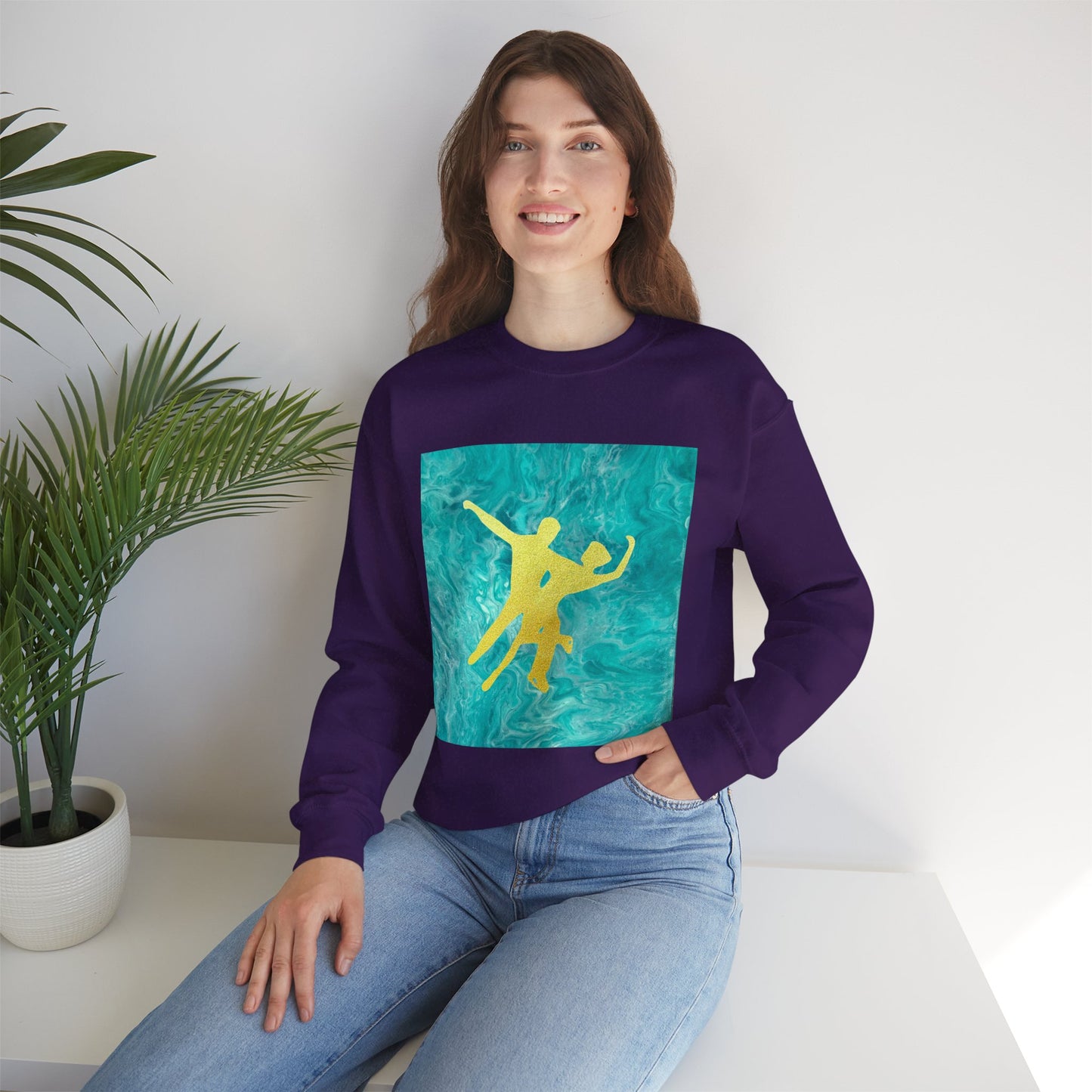 Unisex  Figure skating crewneck Sweatshirt