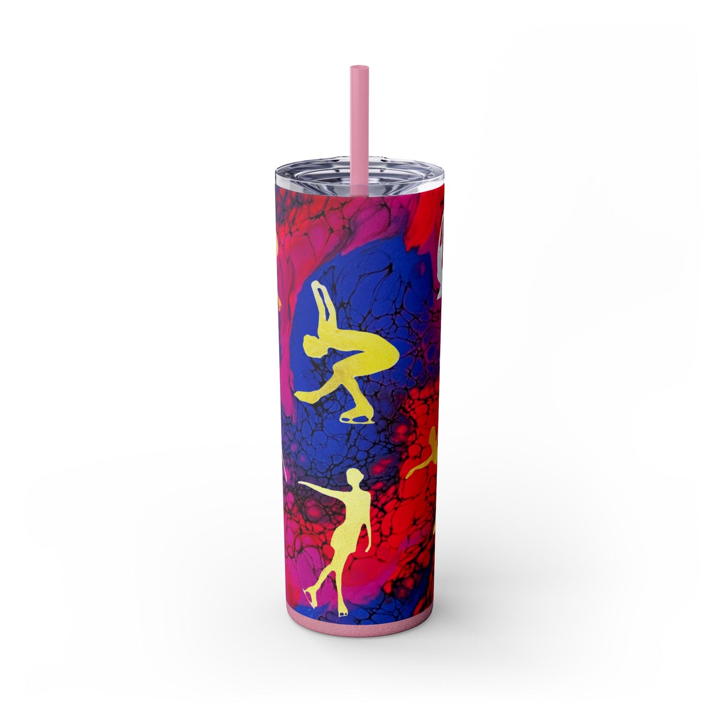 Figure Skating Tumbler, 20oz with straw