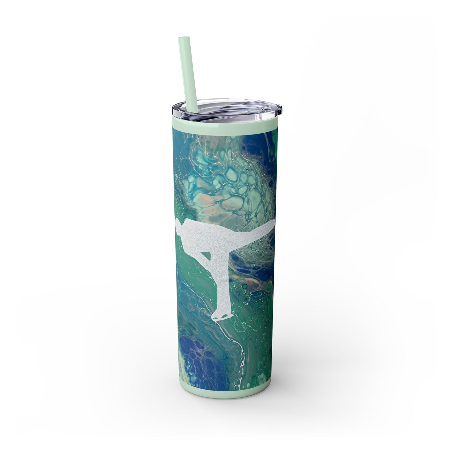 Figure Skating Tumbler, 20oz with Straw