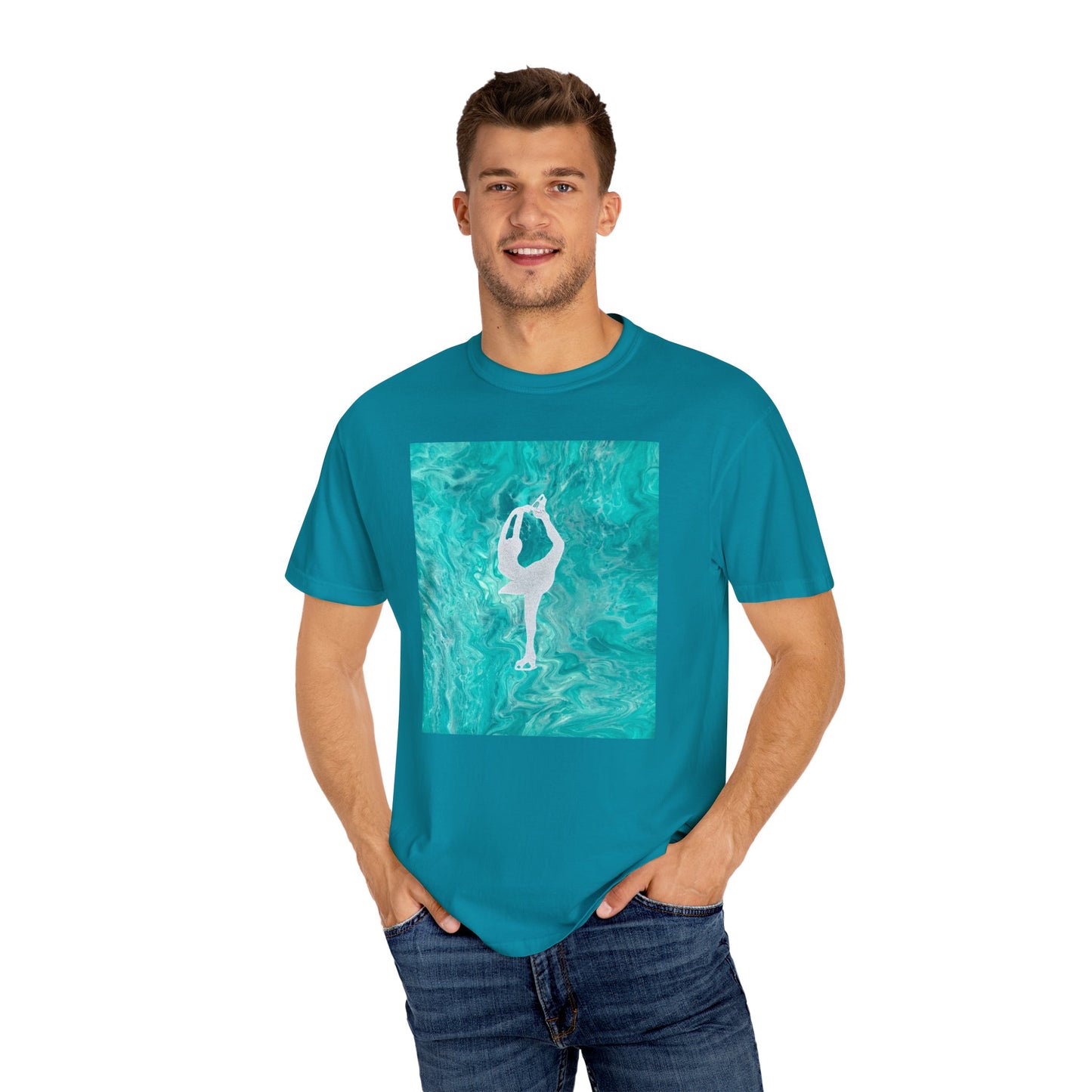 Figure Skating T-shirt—Unisex Garment-Dyed Tee