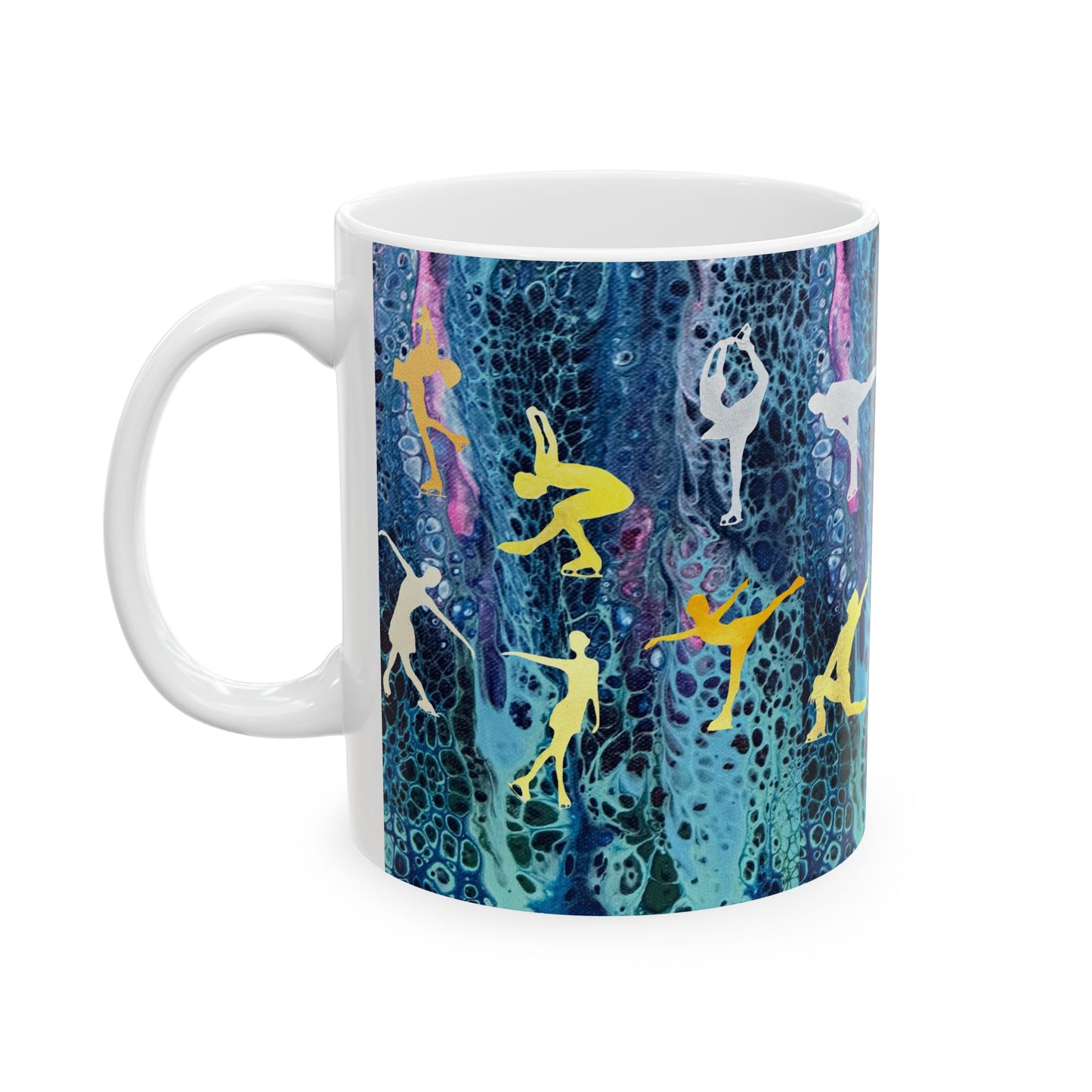Figure Skating Ceramic Mug, (11oz, 15oz)