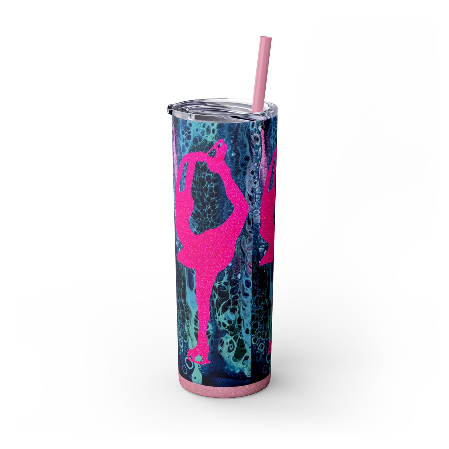 Figure Skating Tumbler, 20oz with straw