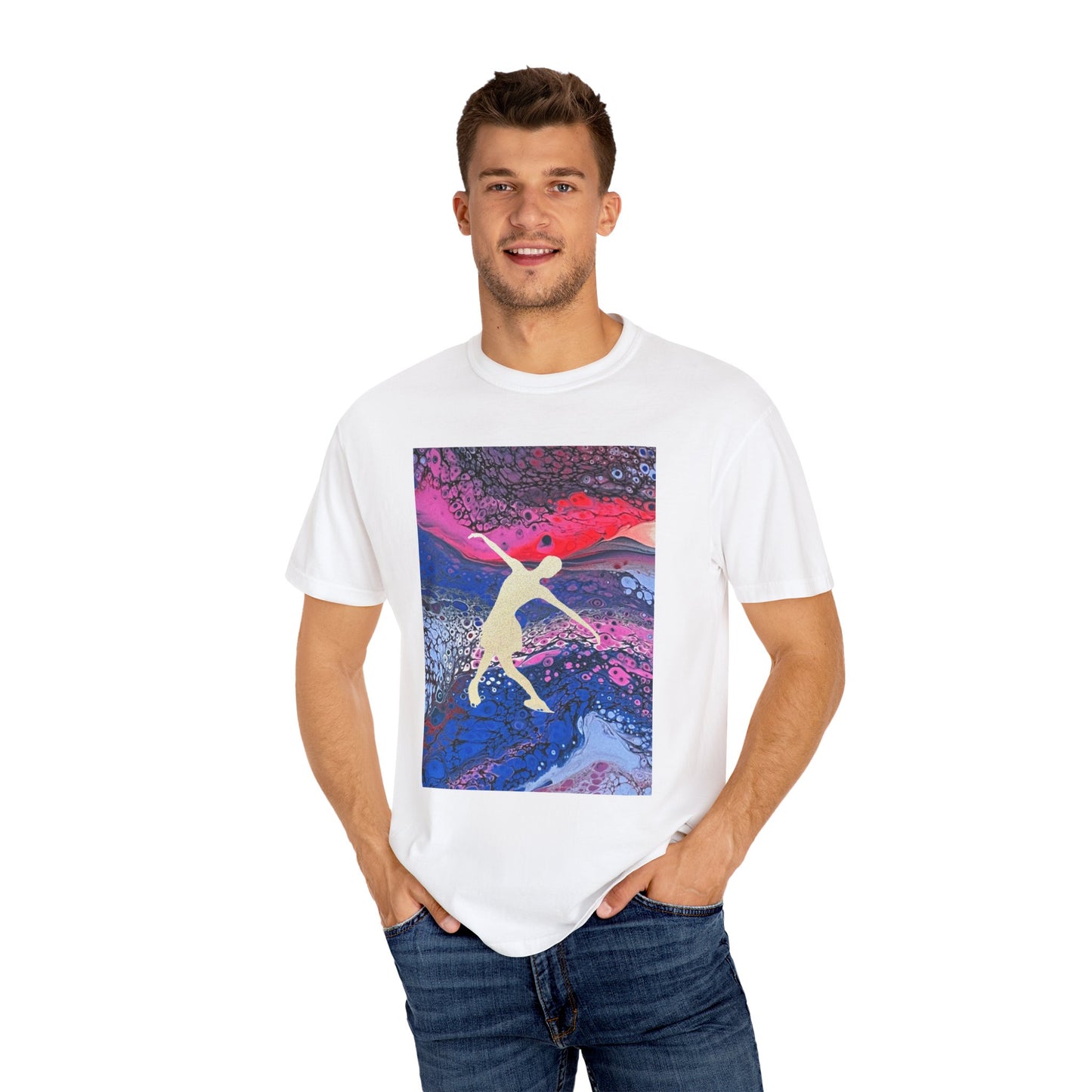 Figure skating T-shirt—Unisex Garment-Dyed Tee