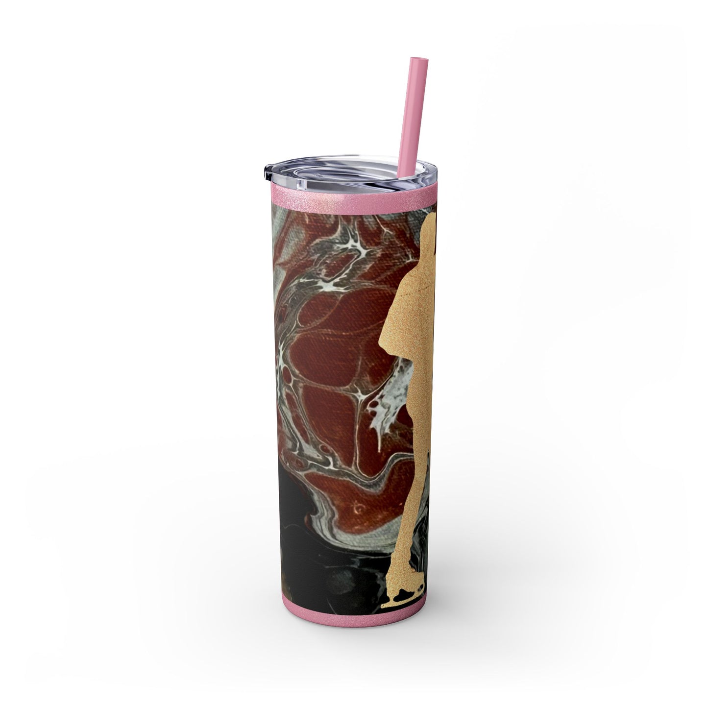 Figure Skating Tumbler, 20oz with straw