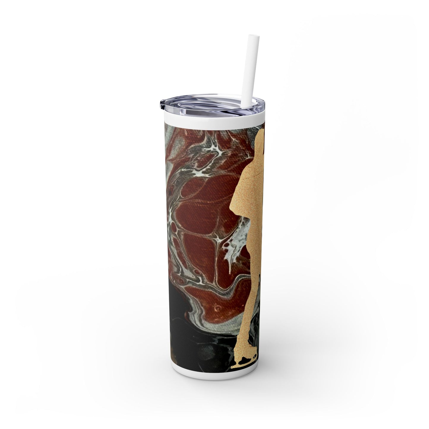 Figure Skating Tumbler, 20oz with straw