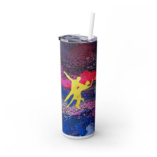 Figure Skating Tumbler, 20oz with straw